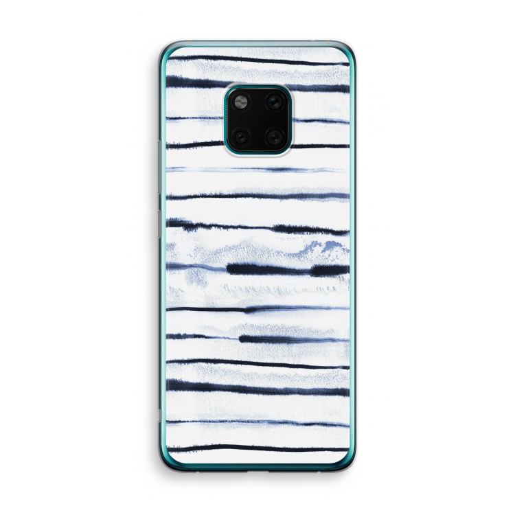 Ink Stripes: Huawei Mate 20 Pro Transparant Hoesje
