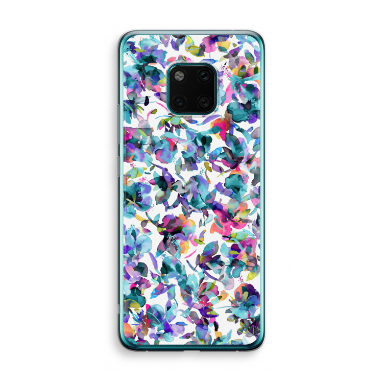Hibiscus Flowers: Huawei Mate 20 Pro Transparant Hoesje