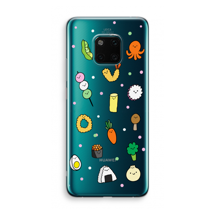 Happy bento friends: Huawei Mate 20 Pro Transparant Hoesje