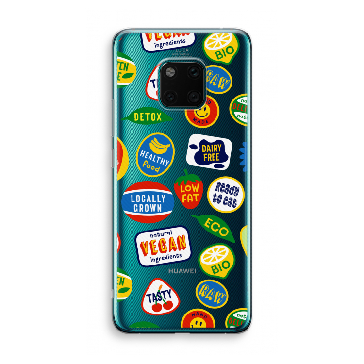 Fruitsticker: Huawei Mate 20 Pro Transparant Hoesje
