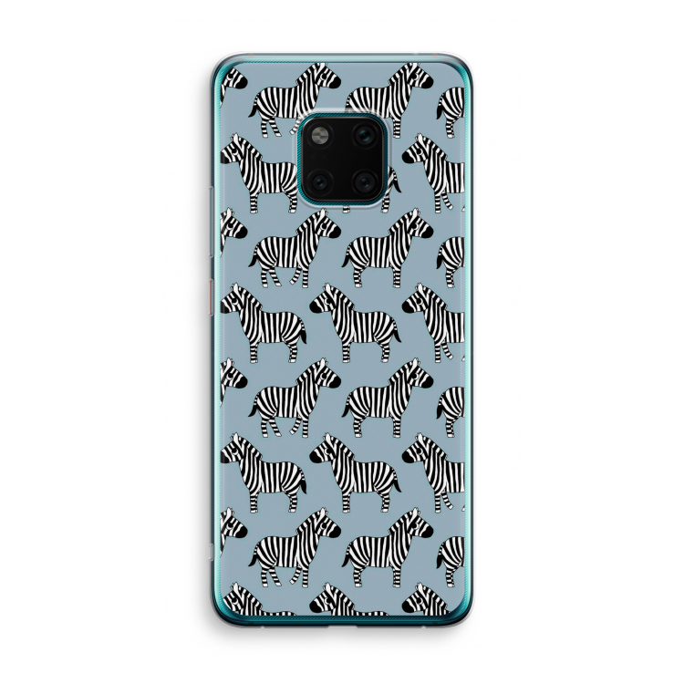 Zebra: Huawei Mate 20 Pro Transparant Hoesje