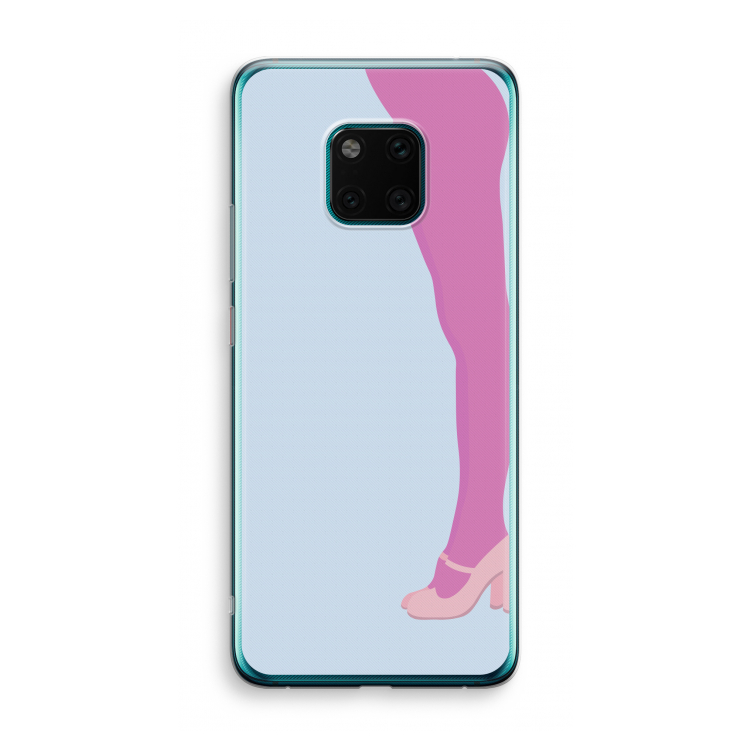 Pink panty: Huawei Mate 20 Pro Transparant Hoesje