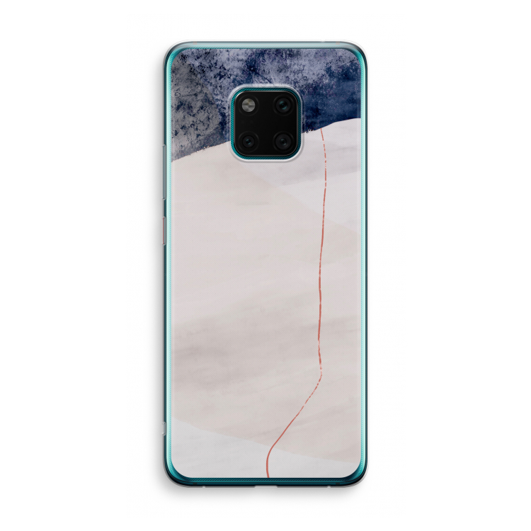 Stone White: Huawei Mate 20 Pro Transparant Hoesje