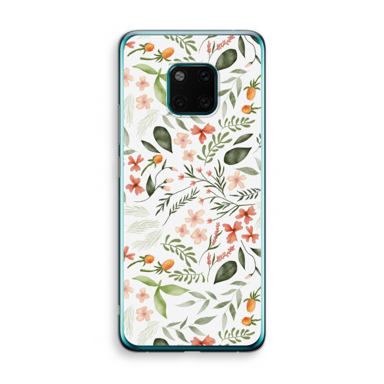 Sweet little flowers: Huawei Mate 20 Pro Transparant Hoesje