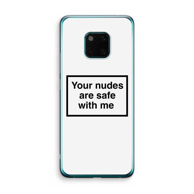 Safe with me: Huawei Mate 20 Pro Transparant Hoesje