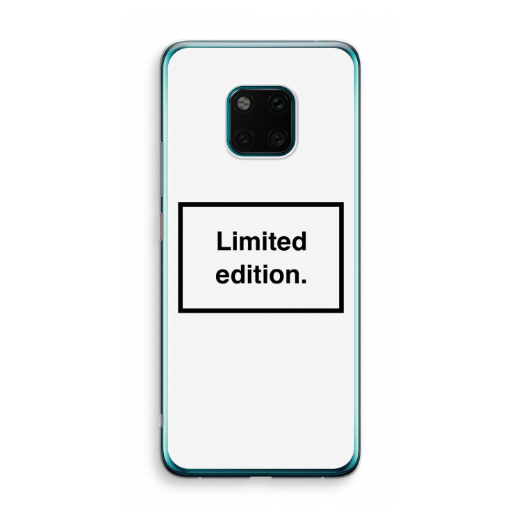 Limited edition: Huawei Mate 20 Pro Transparant Hoesje