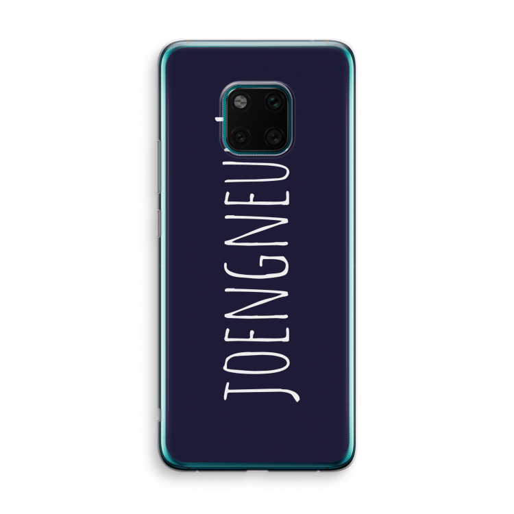 Joengneuh!: Huawei Mate 20 Pro Transparant Hoesje
