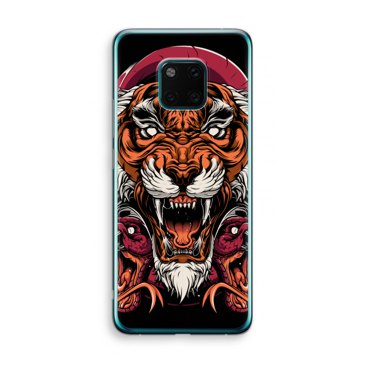Tiger and Rattlesnakes: Huawei Mate 20 Pro Transparant Hoesje