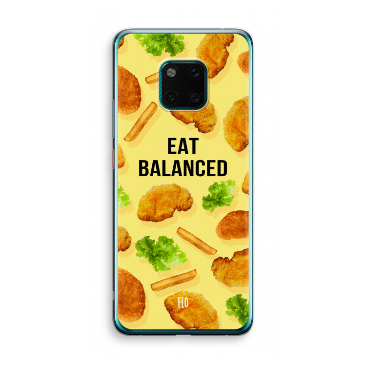 Eat Balanced: Huawei Mate 20 Pro Transparant Hoesje