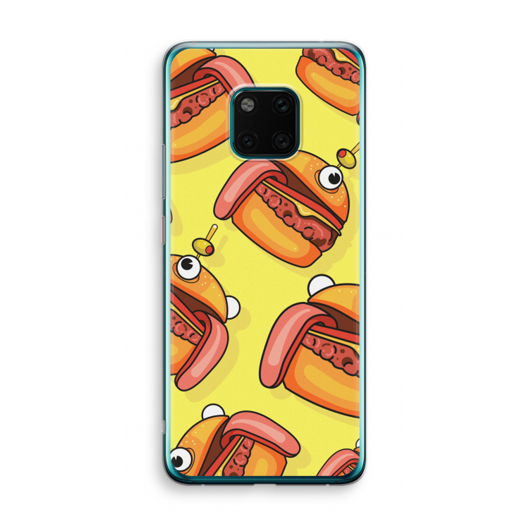 Hamburger: Huawei Mate 20 Pro Transparant Hoesje