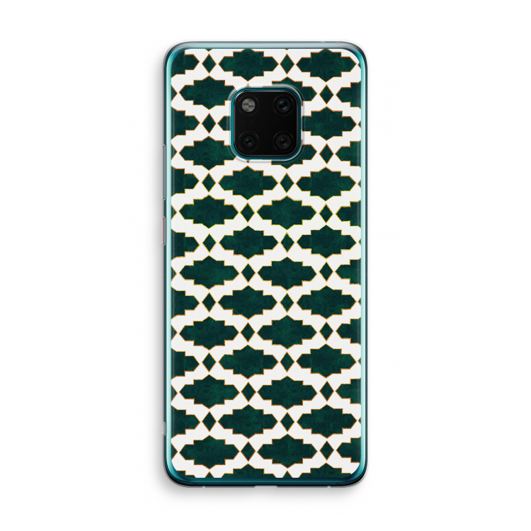 Moroccan tiles: Huawei Mate 20 Pro Transparant Hoesje