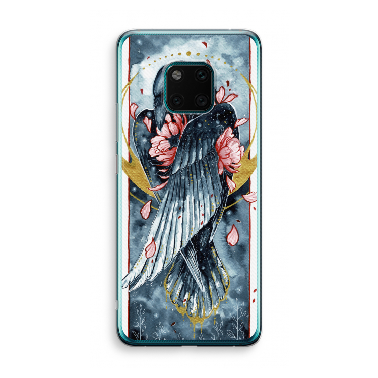 Golden Raven: Huawei Mate 20 Pro Transparant Hoesje