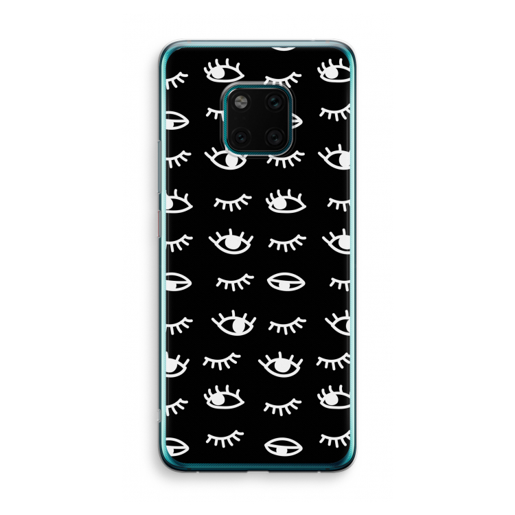 Eye pattern #3: Huawei Mate 20 Pro Transparant Hoesje