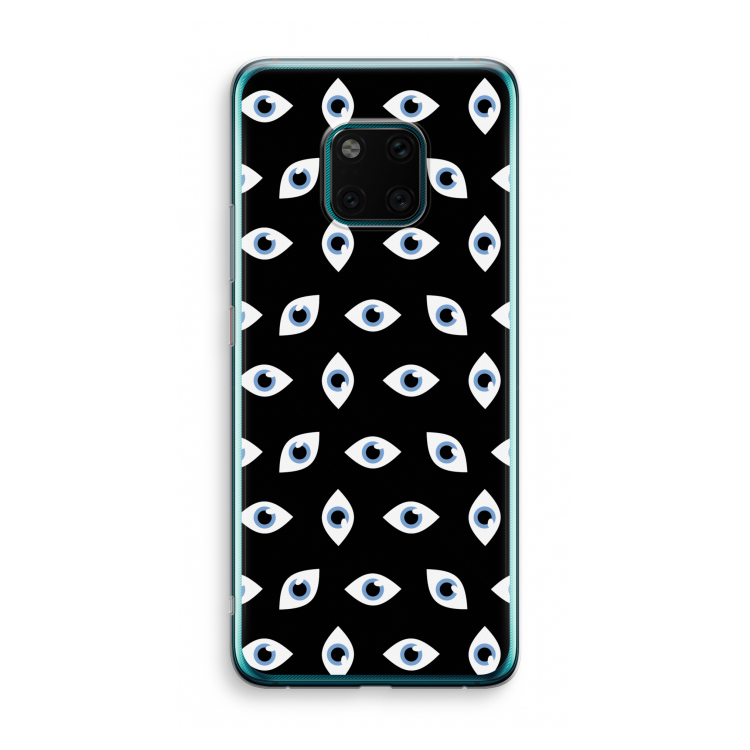 Eyes pattern: Huawei Mate 20 Pro Transparant Hoesje