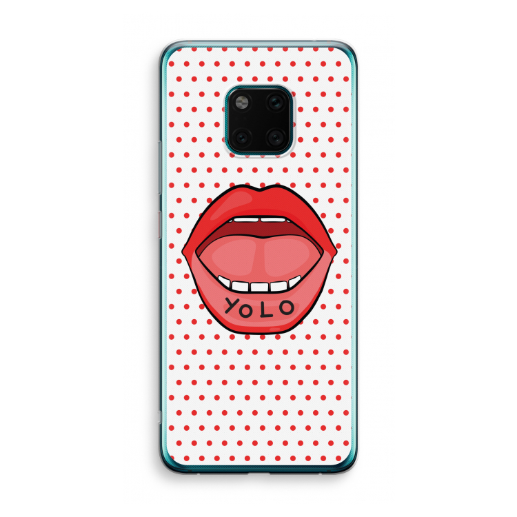 Yolo Denise: Huawei Mate 20 Pro Transparant Hoesje