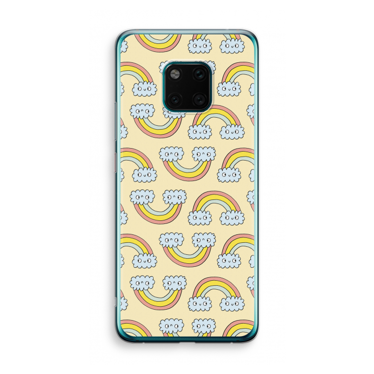 Regenboog: Huawei Mate 20 Pro Transparant Hoesje