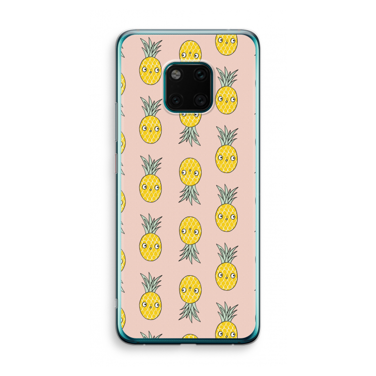 Ananas: Huawei Mate 20 Pro Transparant Hoesje