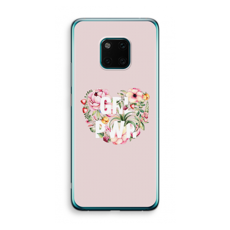 GRL PWR Flower: Huawei Mate 20 Pro Transparant Hoesje