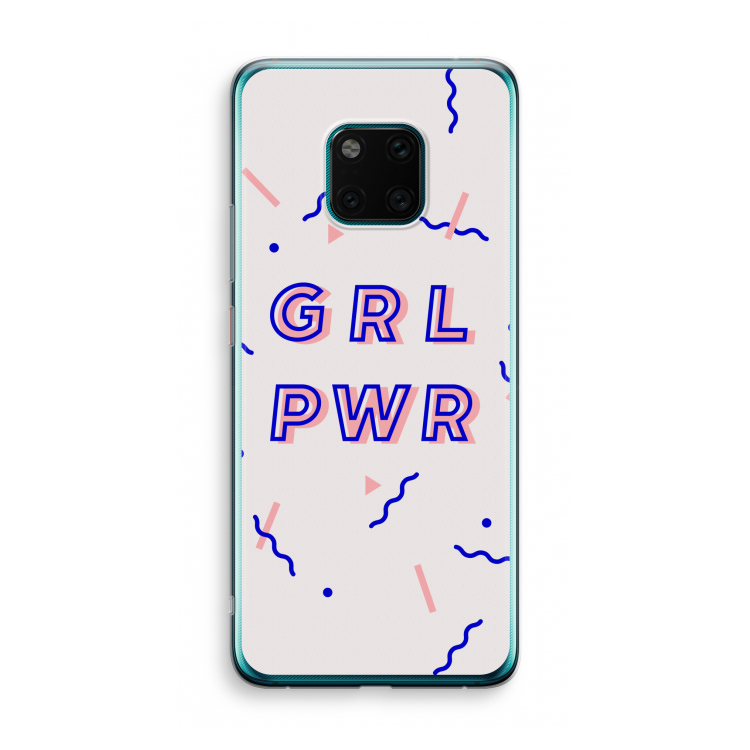 GRL PWR: Huawei Mate 20 Pro Transparant Hoesje