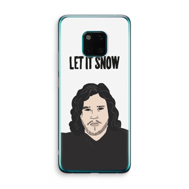 Let It Snow: Huawei Mate 20 Pro Transparant Hoesje