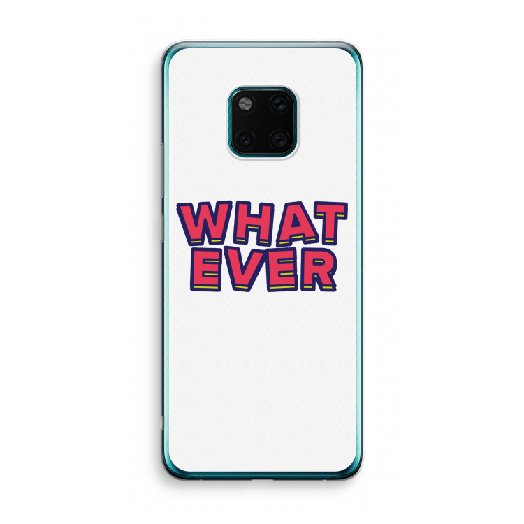 Whatever: Huawei Mate 20 Pro Transparant Hoesje