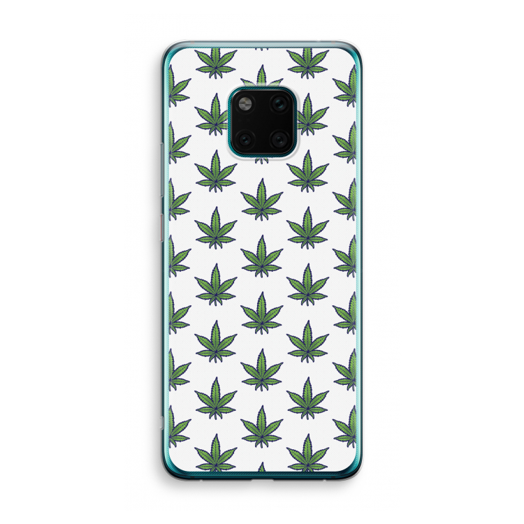 Weed: Huawei Mate 20 Pro Transparant Hoesje