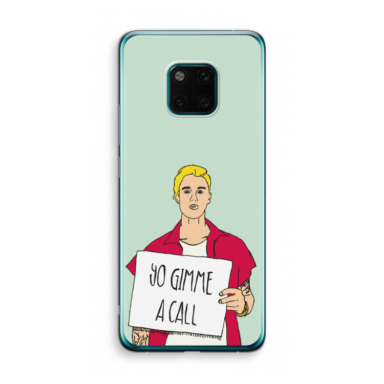 Gimme a call: Huawei Mate 20 Pro Transparant Hoesje