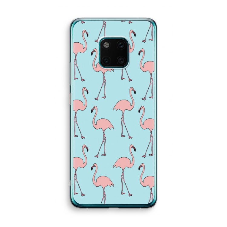 Anything Flamingoes: Huawei Mate 20 Pro Transparant Hoesje
