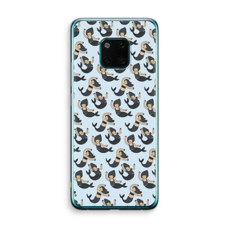 Zeemeermin: Huawei Mate 20 Pro Transparant Hoesje
