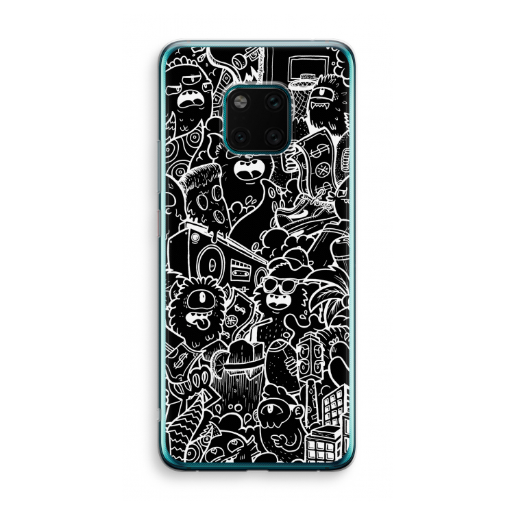 Vexx Black City : Huawei Mate 20 Pro Transparant Hoesje