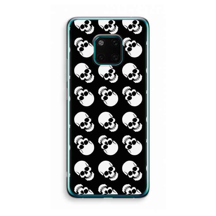 Musketon Skulls: Huawei Mate 20 Pro Transparant Hoesje