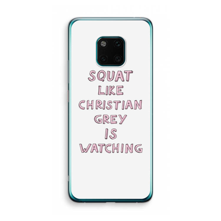 Christian Grey: Huawei Mate 20 Pro Transparant Hoesje