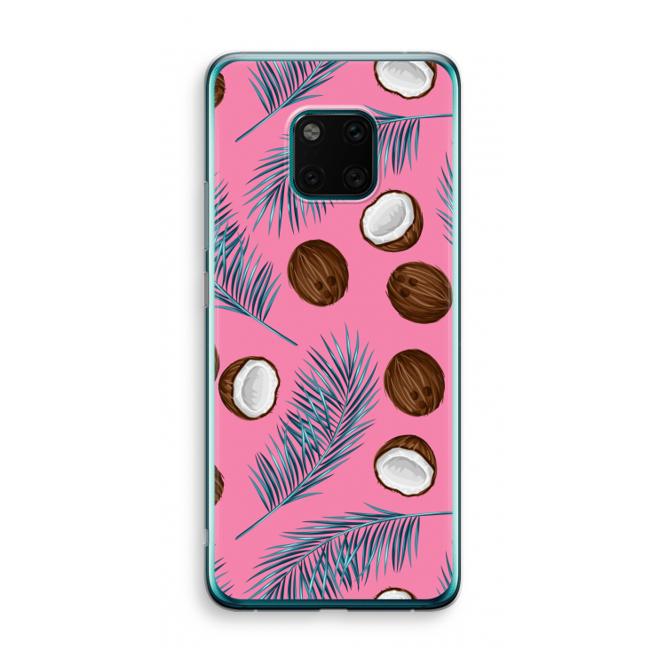 Kokosnoot roze: Huawei Mate 20 Pro Transparant Hoesje
