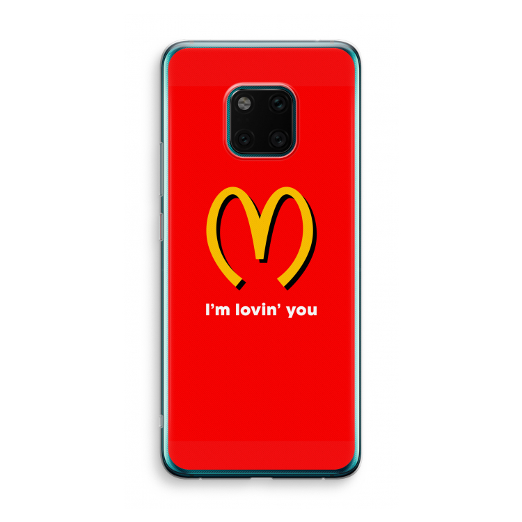 I'm lovin' you: Huawei Mate 20 Pro Transparant Hoesje