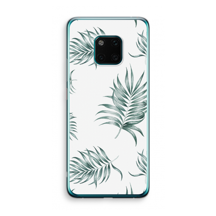 Simple leaves: Huawei Mate 20 Pro Transparant Hoesje