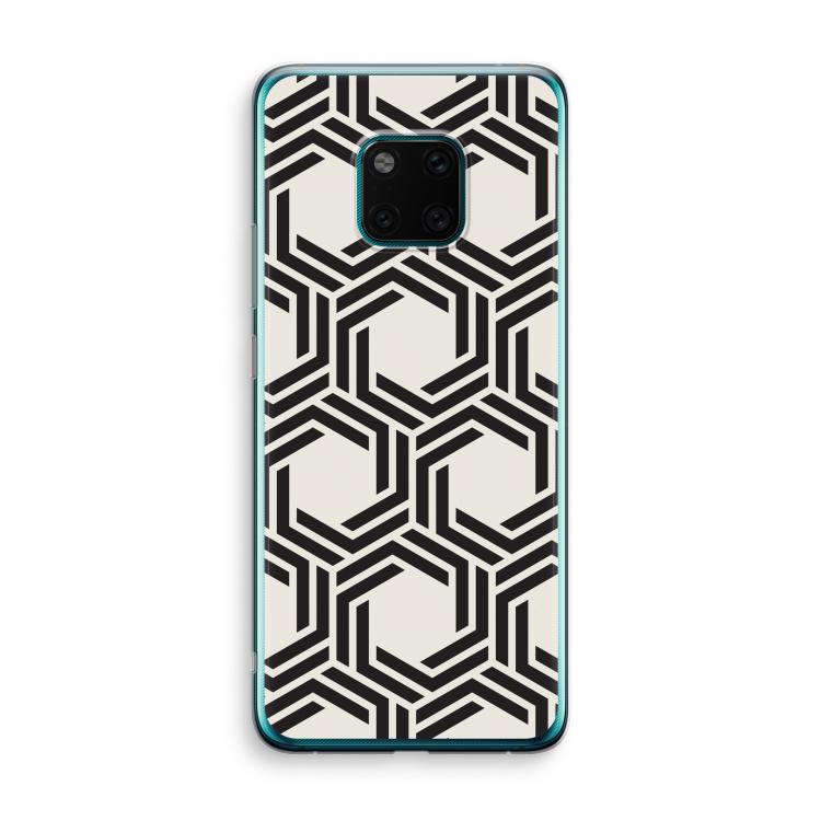 Geometrisch patroon: Huawei Mate 20 Pro Transparant Hoesje