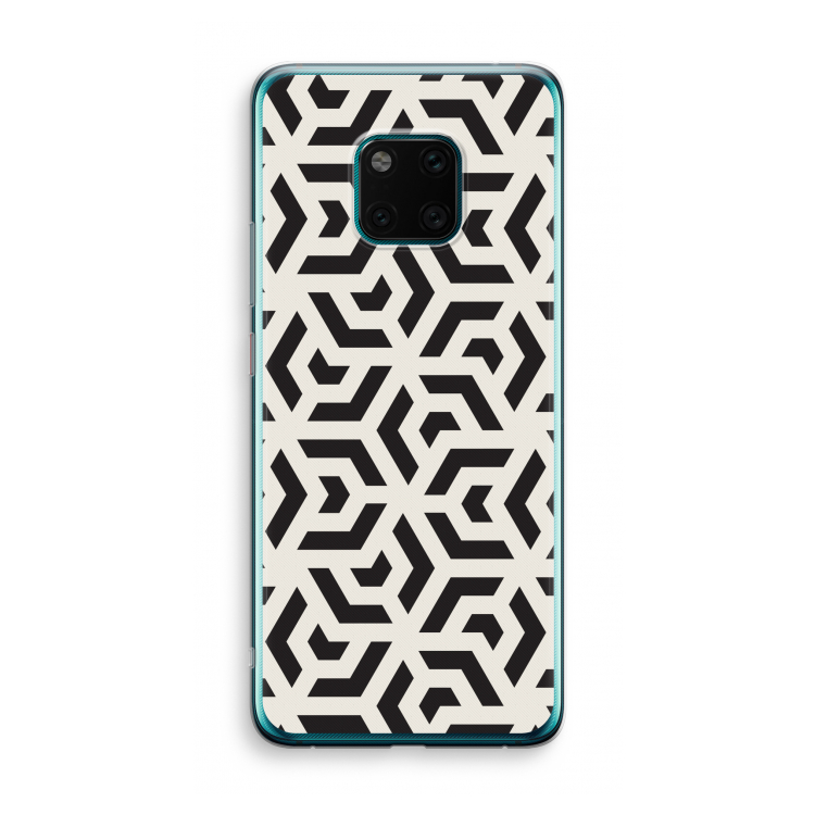 Crazy pattern: Huawei Mate 20 Pro Transparant Hoesje