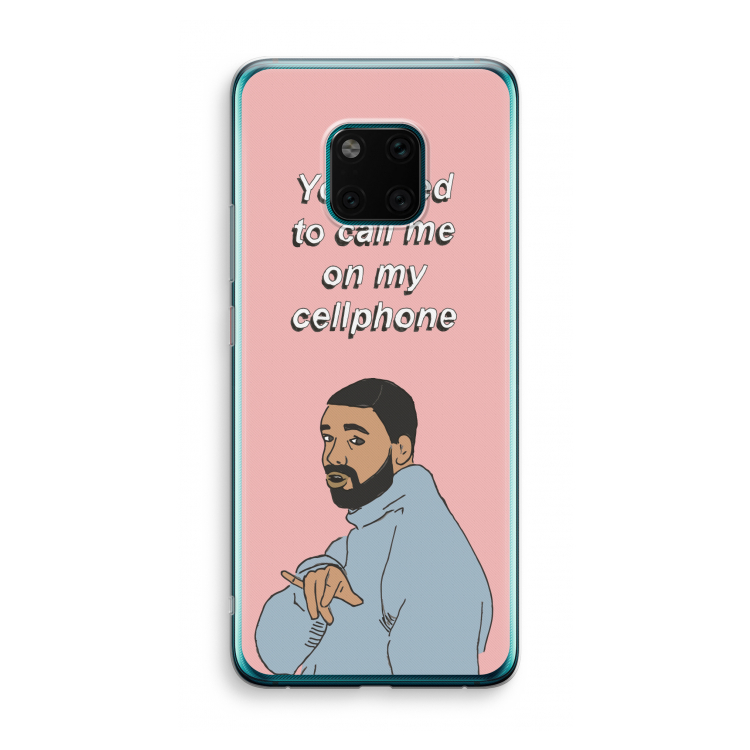 Hotline bling: Huawei Mate 20 Pro Transparant Hoesje