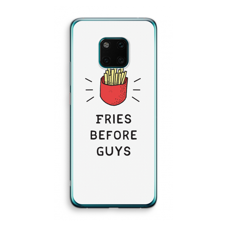 Fries before guys: Huawei Mate 20 Pro Transparant Hoesje