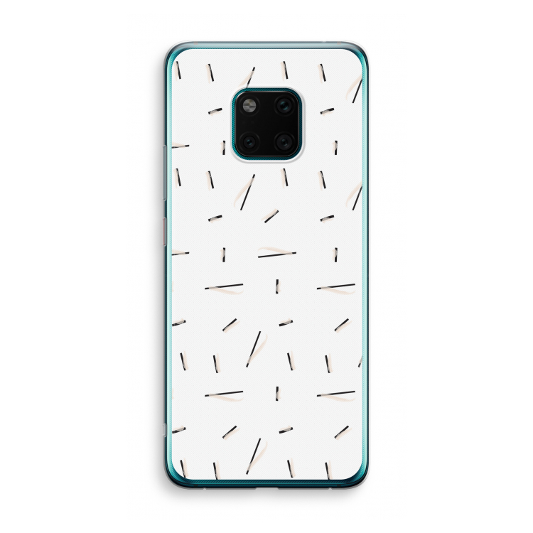 Hipster stripes: Huawei Mate 20 Pro Transparant Hoesje
