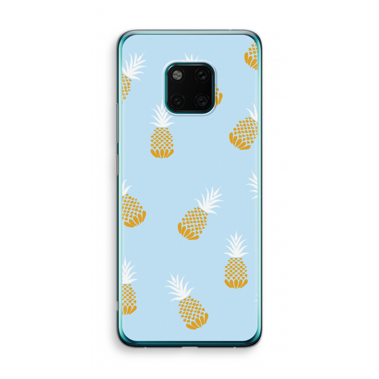 Ananasjes: Huawei Mate 20 Pro Transparant Hoesje