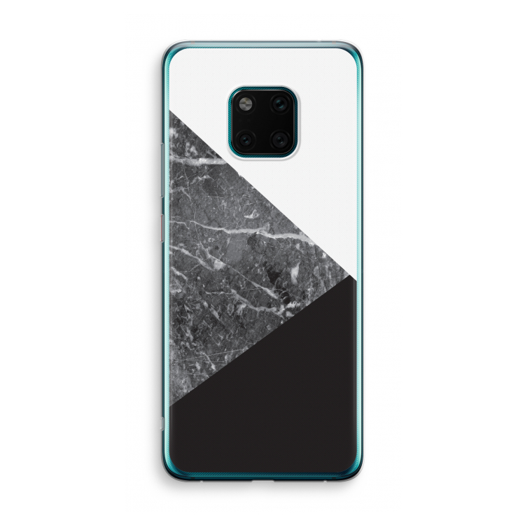 Combinatie marmer: Huawei Mate 20 Pro Transparant Hoesje