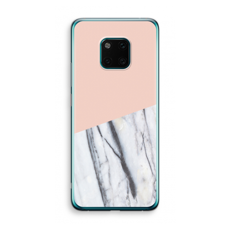 A touch of peach: Huawei Mate 20 Pro Transparant Hoesje