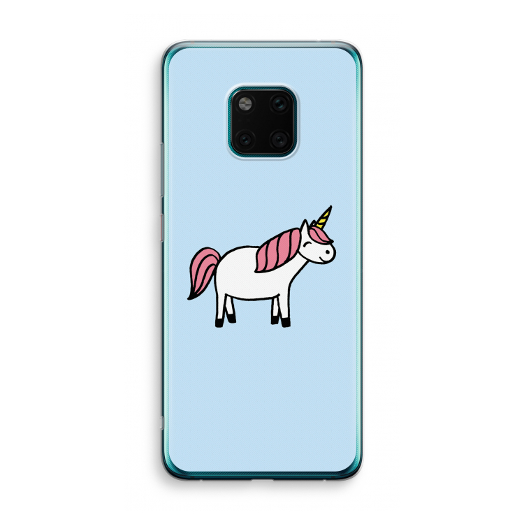 Eenhoorn: Huawei Mate 20 Pro Transparant Hoesje
