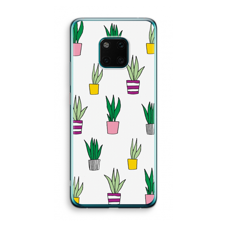 Sanseveria: Huawei Mate 20 Pro Transparant Hoesje