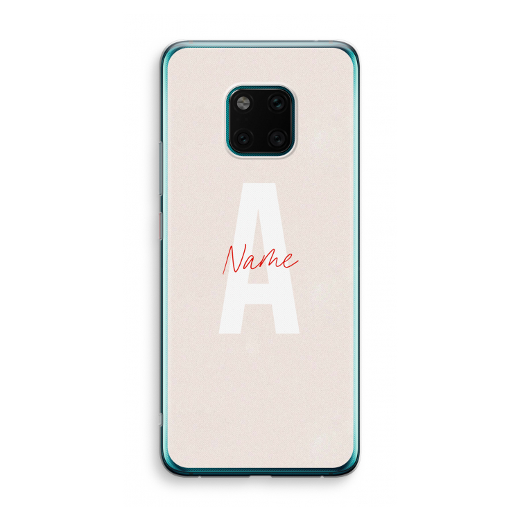 Strawberry Milkshake: Huawei Mate 20 Pro Transparant Hoesje