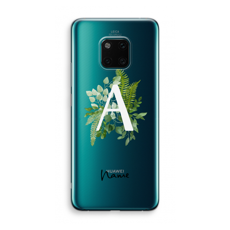 Green Brush: Huawei Mate 20 Pro Transparant Hoesje