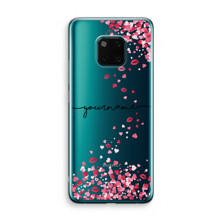 Hartjes en kusjes: Huawei Mate 20 Pro Transparant Hoesje