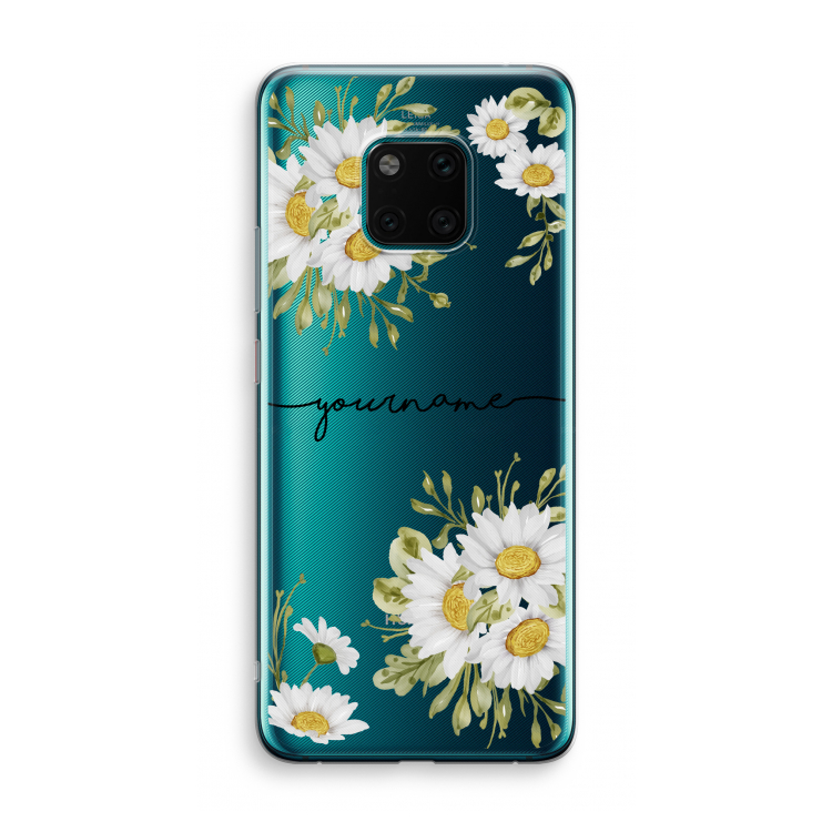 Daisies: Huawei Mate 20 Pro Transparant Hoesje