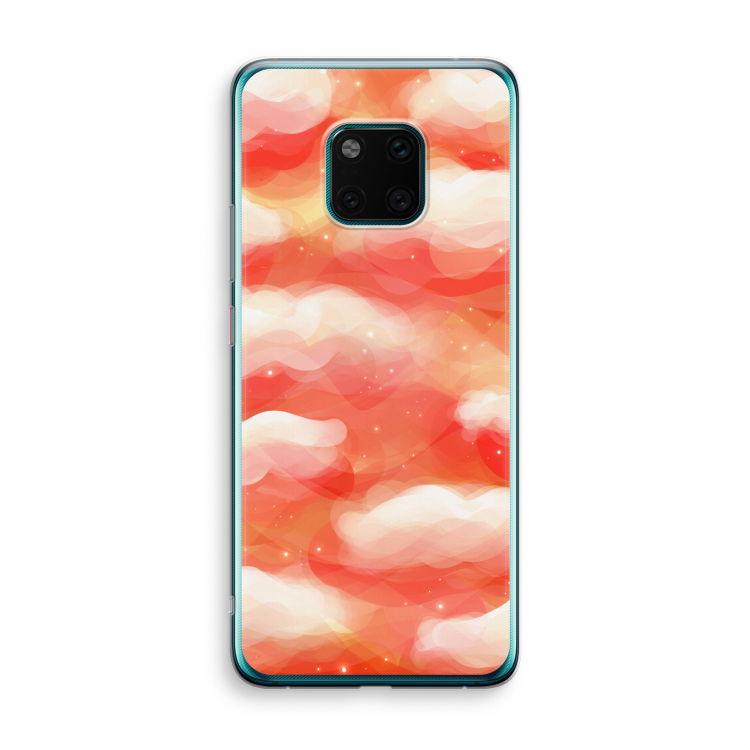 Lichte Wolken: Huawei Mate 20 Pro Transparant Hoesje